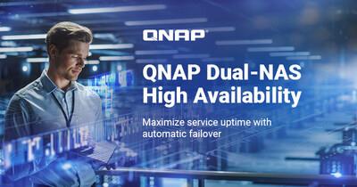 [PRNewswire] QNAP, 비즈니스 연속성 위한 듀얼 NAS 고가용성 솔루션 공식 출시