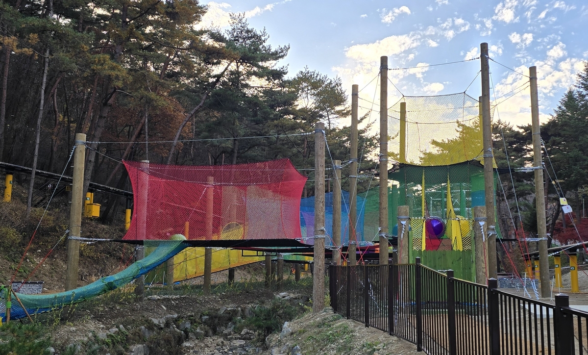 보은군, 속리산 숲속놀이터 준공 완료…내년 3월 본격 운영