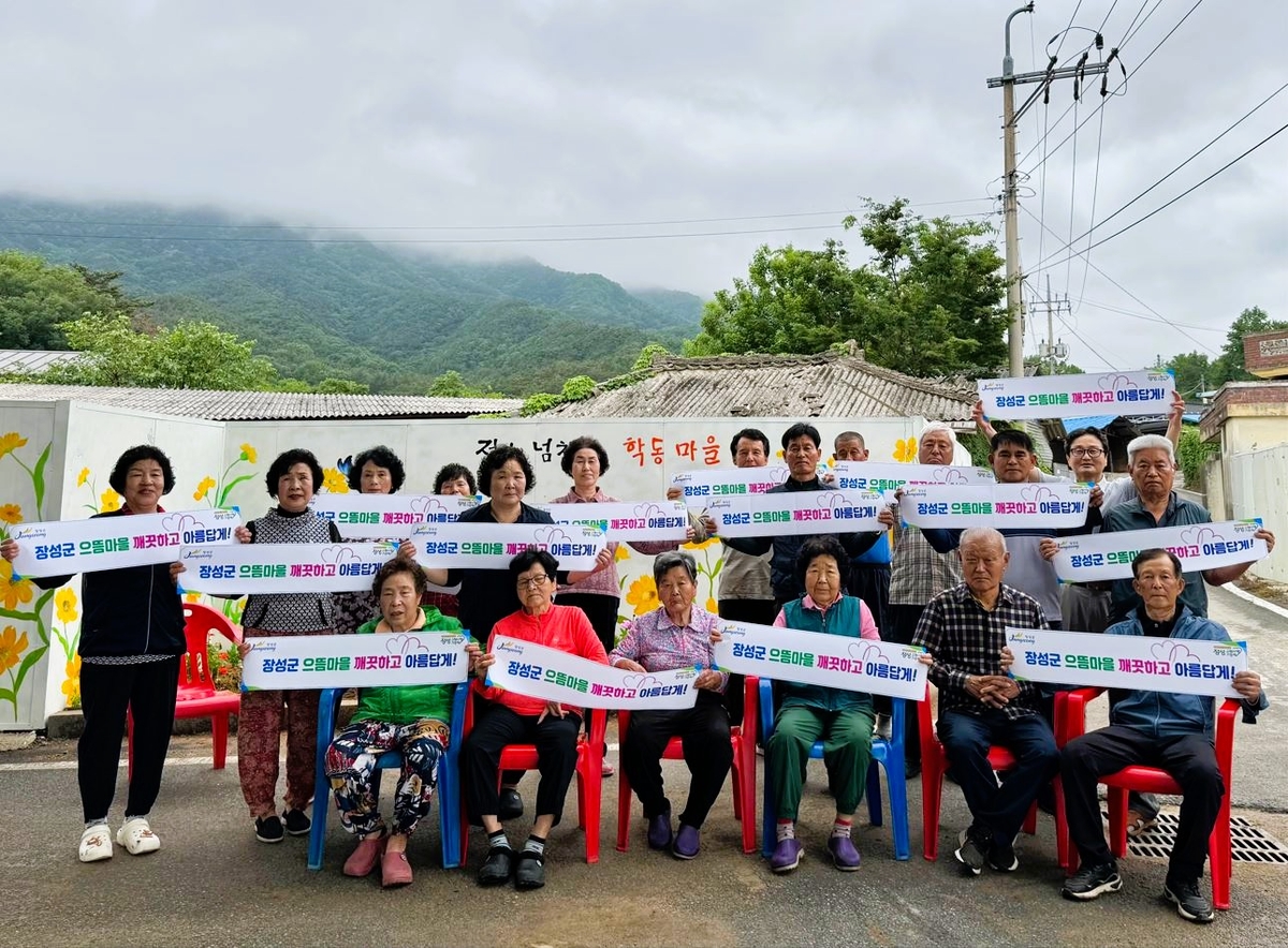 '청정전남 으뜸마을 만들기' 성과…장성군