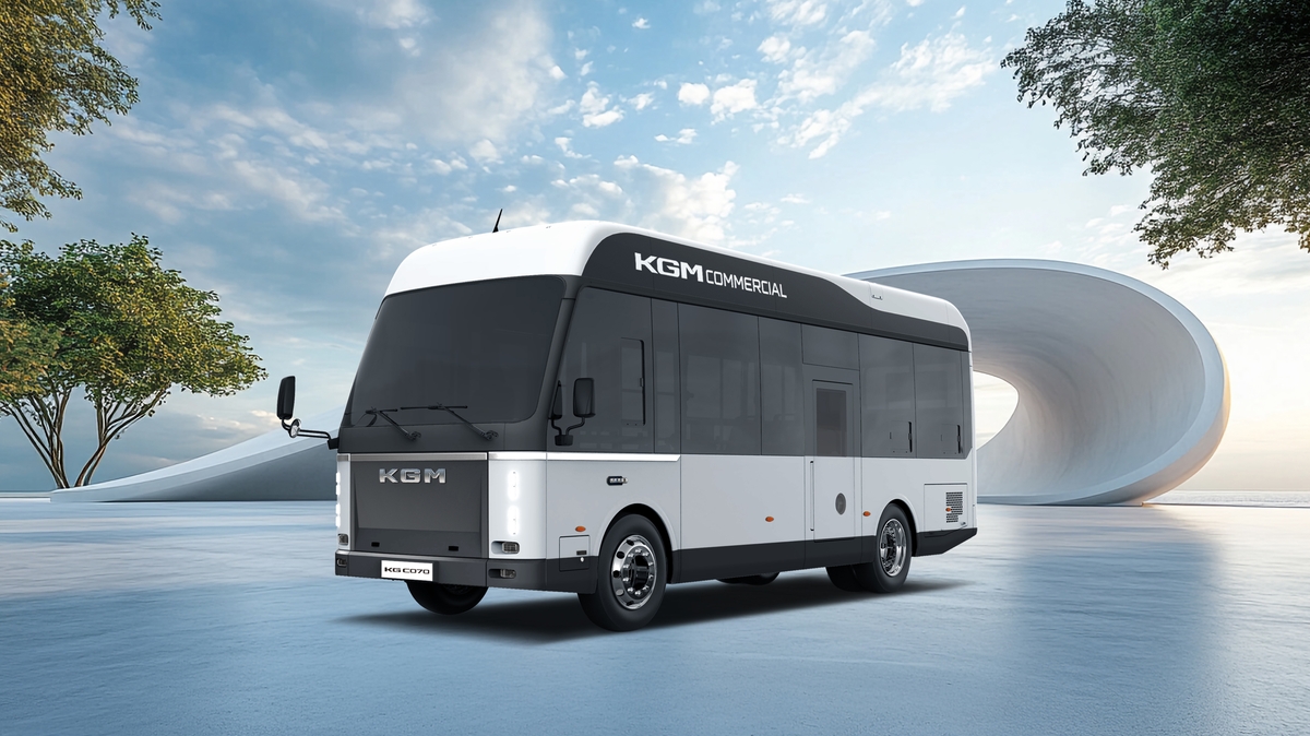 KGMC, 국내 최초 7m급 저상 전기버스 개발 완료차명 'E-STANA'로 확정