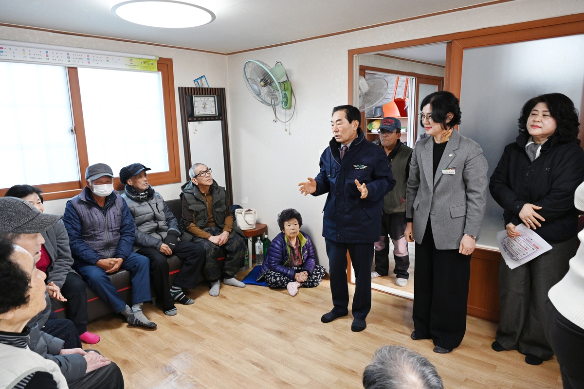 창녕군, 동절기 경로당(한파 쉼터) 특별점검 실시