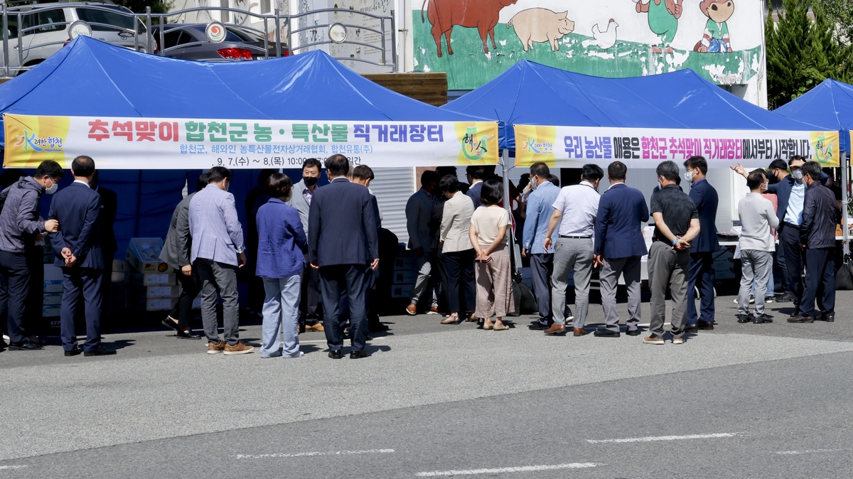 2026년 설맞이 합천군 농특산물 직거래장터 운영