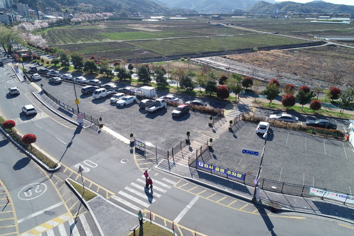 하동읍 31면 임시주차장 개방…도심 주차난 숨통 트인다