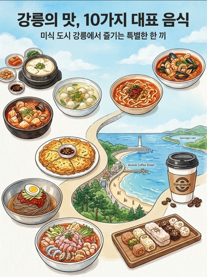강릉의 맛, 10가지 대표 음식