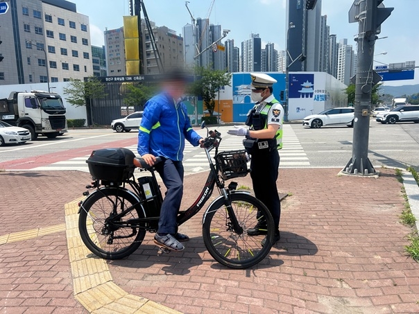 수원 단속 현장
