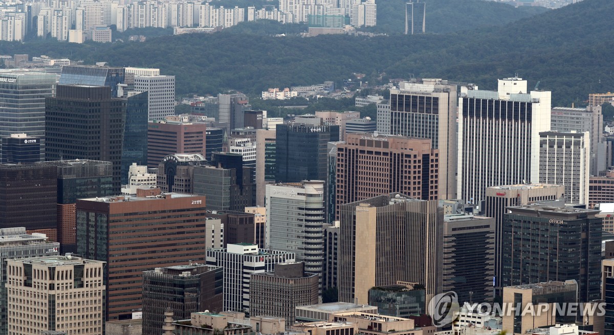 대기업 밀집한 서울 도심 풍경