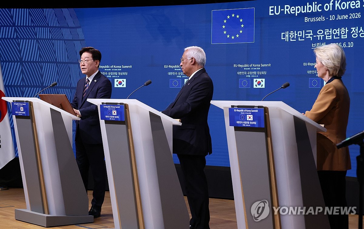 이재명 대통령, 한-EU 공동언론발표