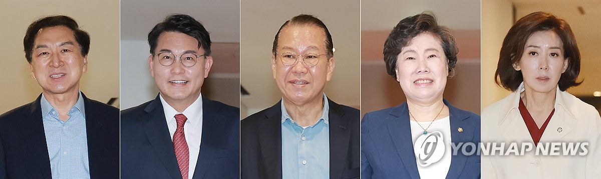 국민의힘 정점식 원내대표 만나는 5선 중진