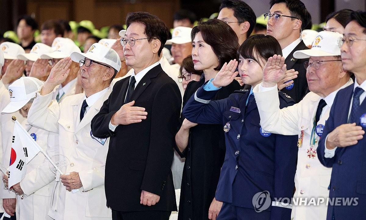 이재명 대통령, 6·25 기념식 참석
