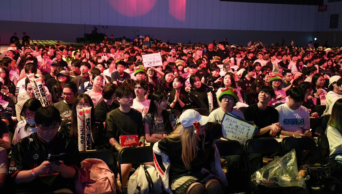MSI 응원하는 팬들