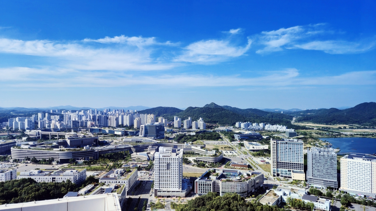 세종시 도심 전경