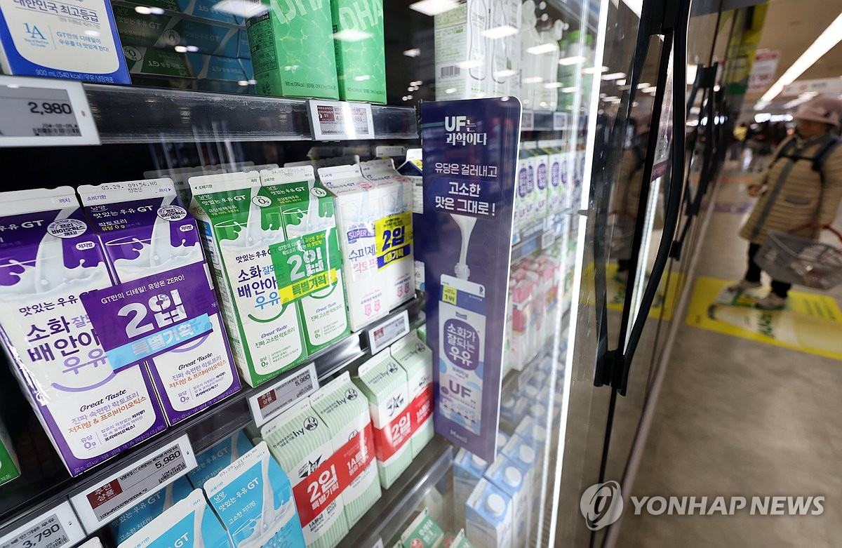 국내 1인당 흰우유 소비량 작년 22.9㎏…80년대 후반 이후 최저