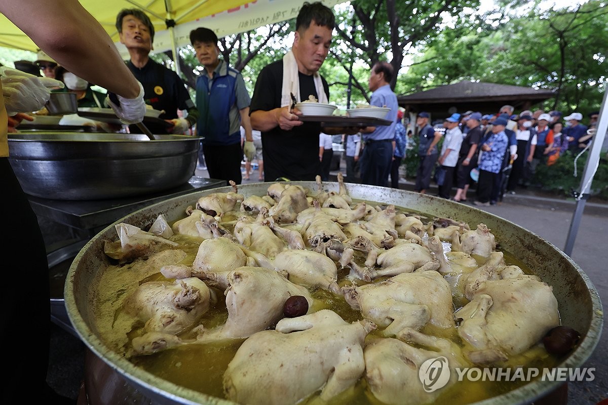 삼계탕으로 이겨내는 무더위