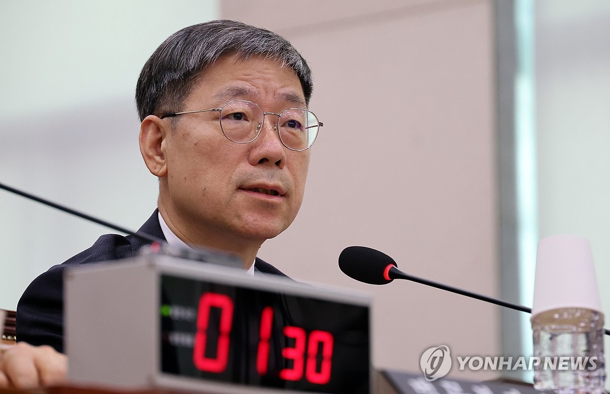 질의에 답하는 노경필 법원행정처장