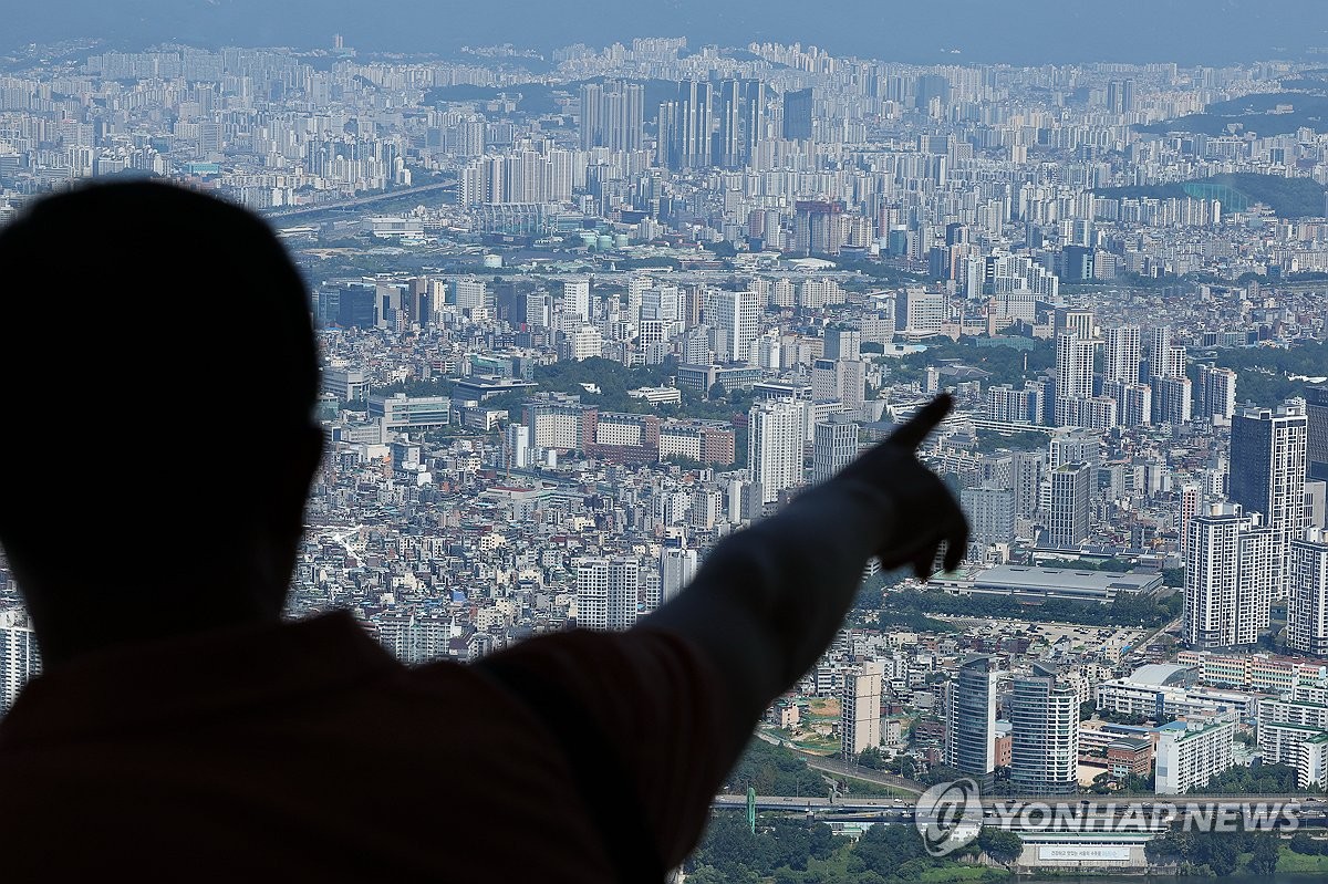 서울의 아파트 및 빌라 단지 모습