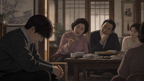 처가에 가서 홀대받는 사위