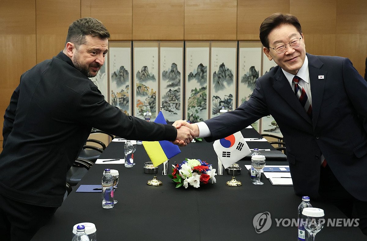이재명 대통령과 젤렌스키 대통령