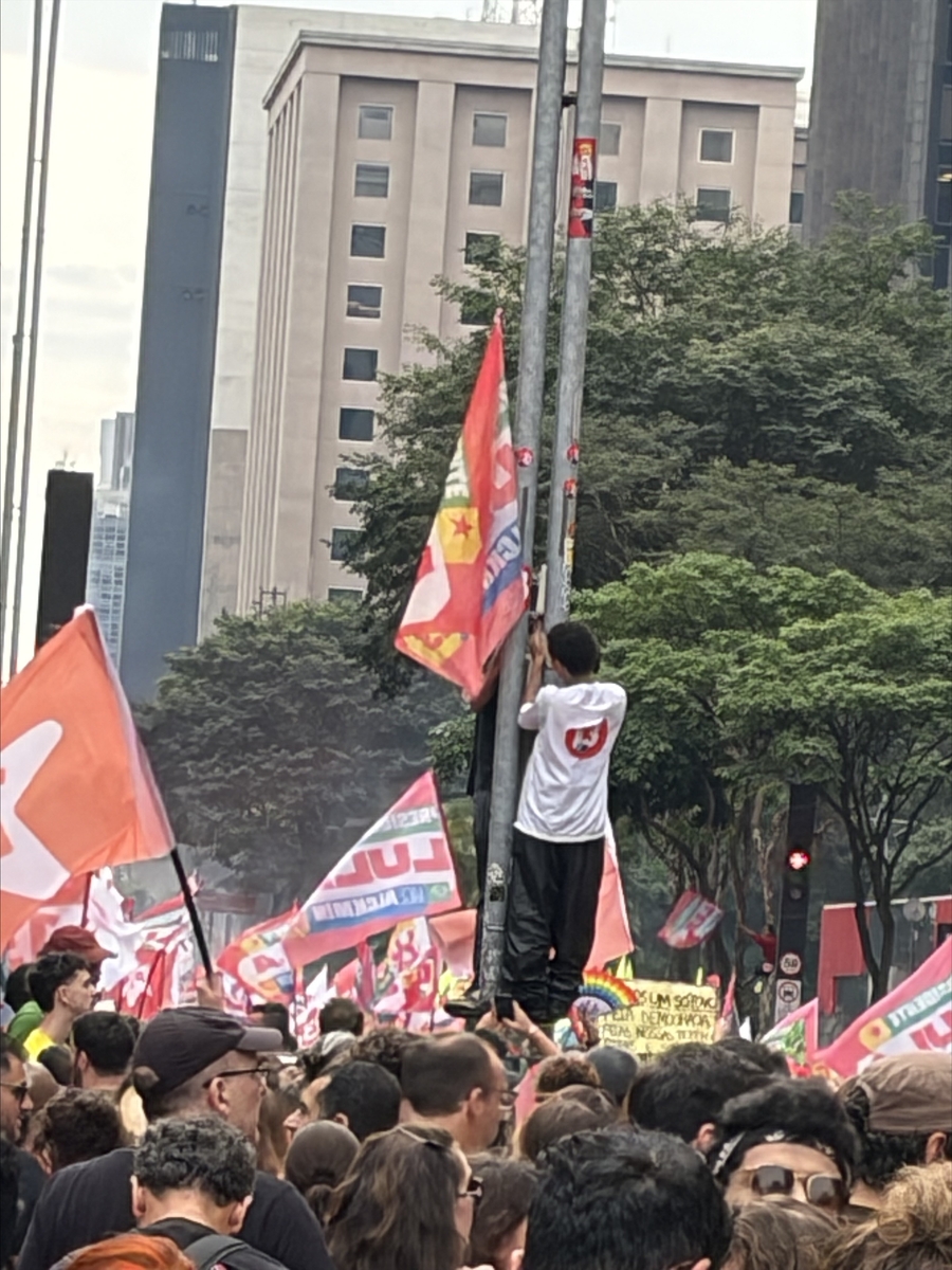 상파울루 룰라 지지 유세 