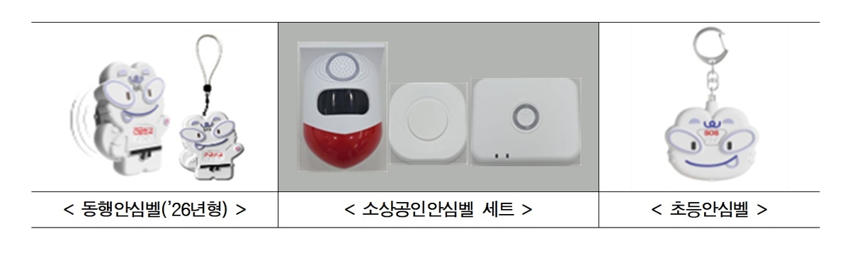동행안심벨 유형별 제품