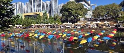춘천 막닭축제장 전경