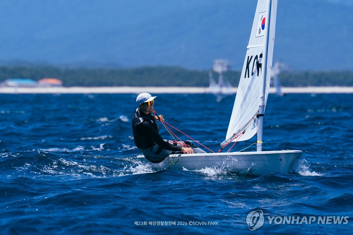 '요트 전설' 하지민, 4번째 금메달 겨냥