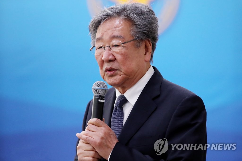 명예경무관 위촉식에 참석한 배우 최불암
