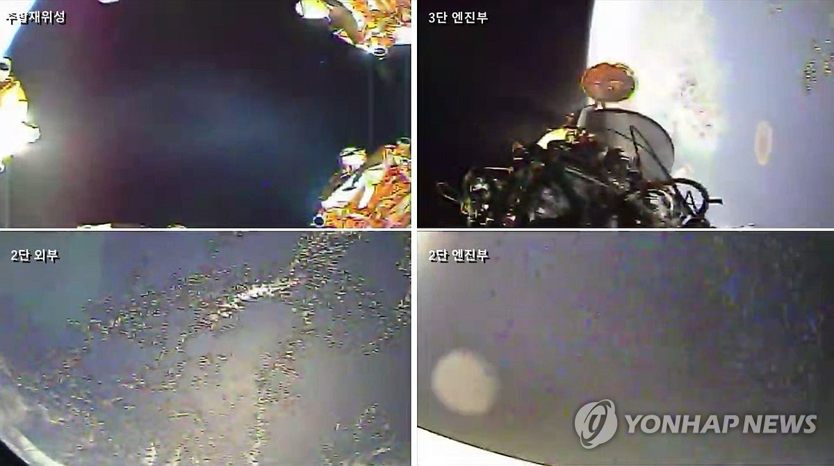 누리호 5차 발사, 2단 분리-3단 점화